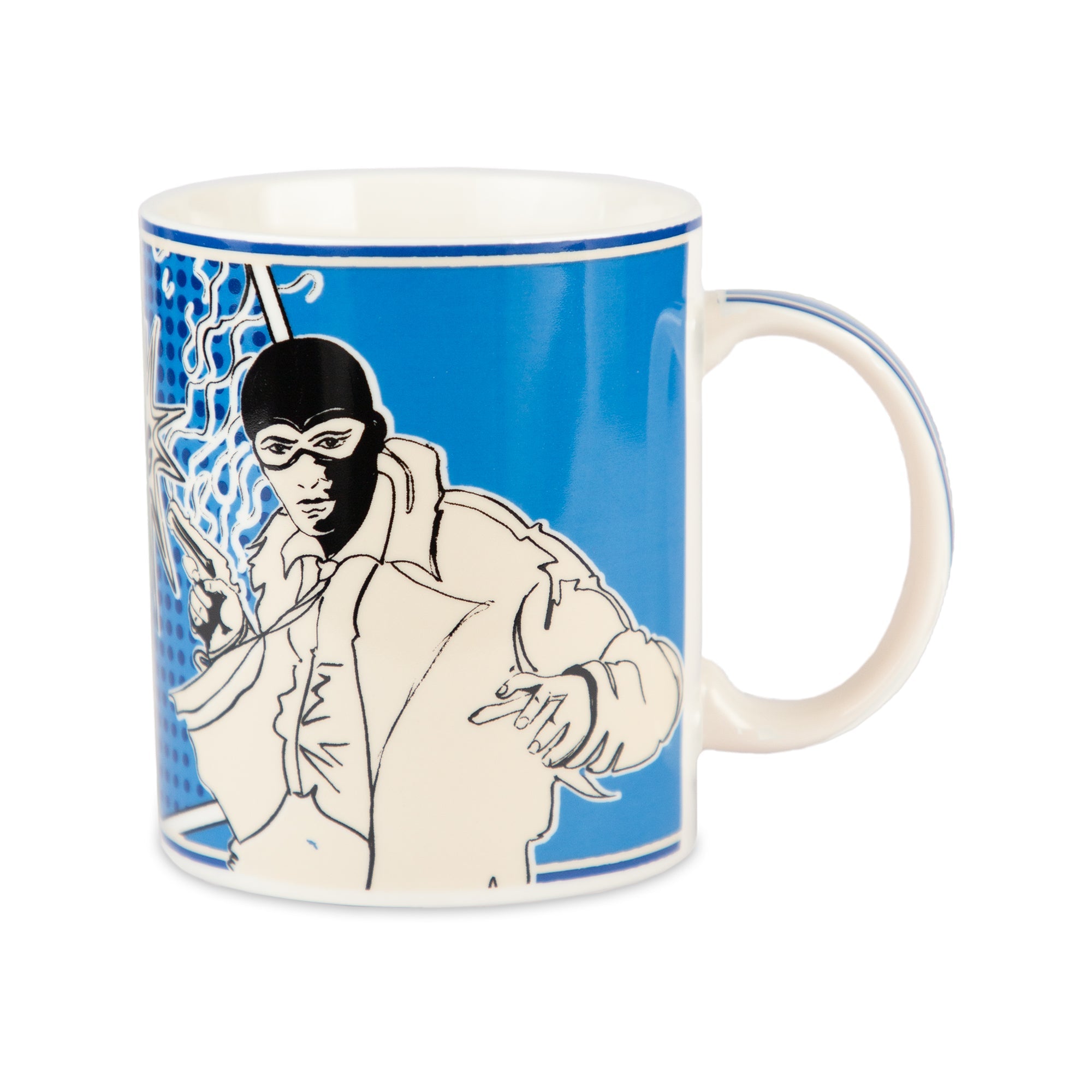 Porcelain mug, blue, Gulp - BACI MILANO