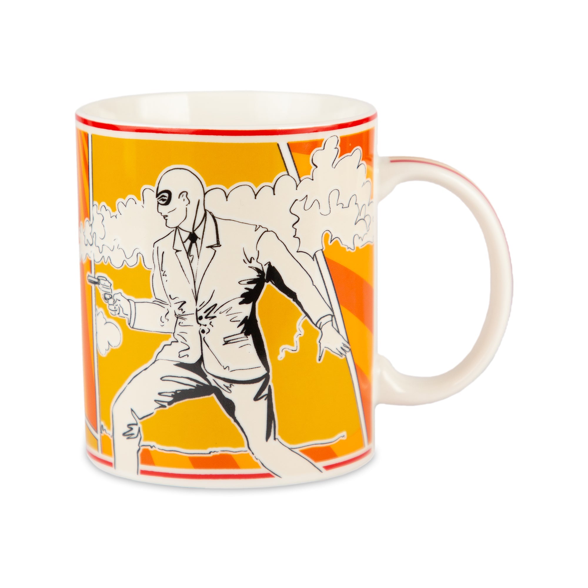 Porcelain mug, orange, Gulp - BACI MILANO