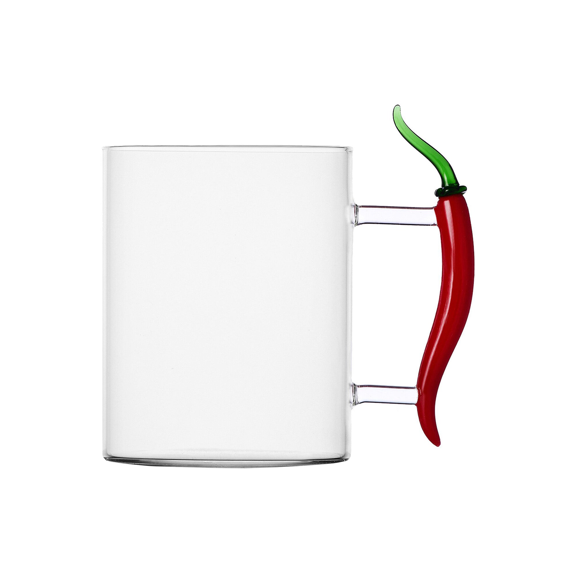 Glass mug, chili pepper, Vegetables by Alessandra Baldereschi - ICHENDORF