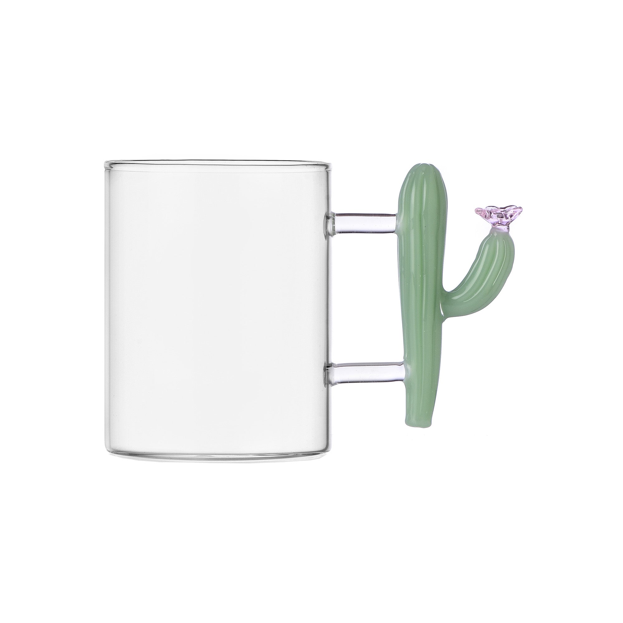 Glass mug, Cactus Matt Green, Desert Plants by Alessandra Baldereschi - ICHENDORF