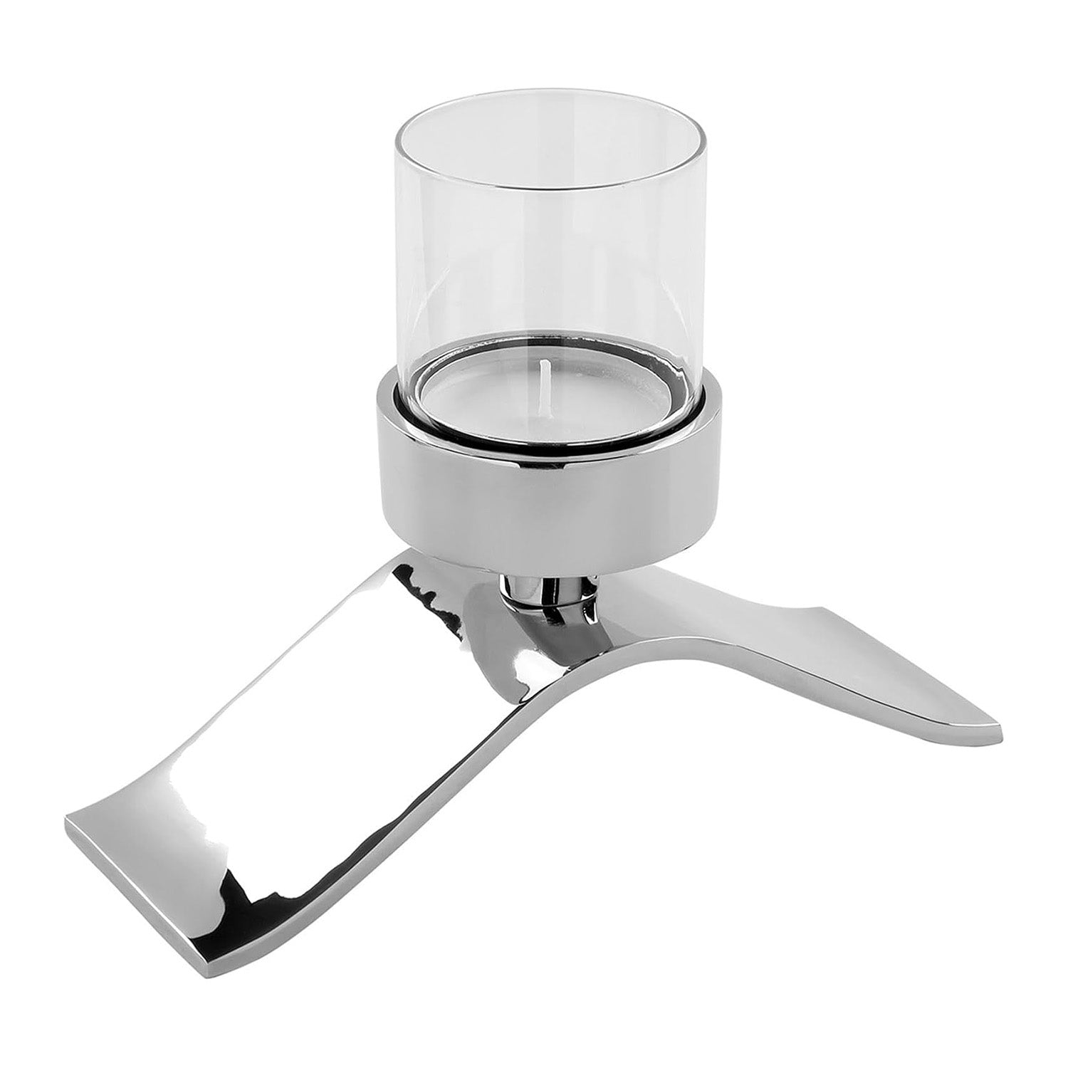 Candle Holder, 8.27 in, Wave - SIMONA'S COLLECTION