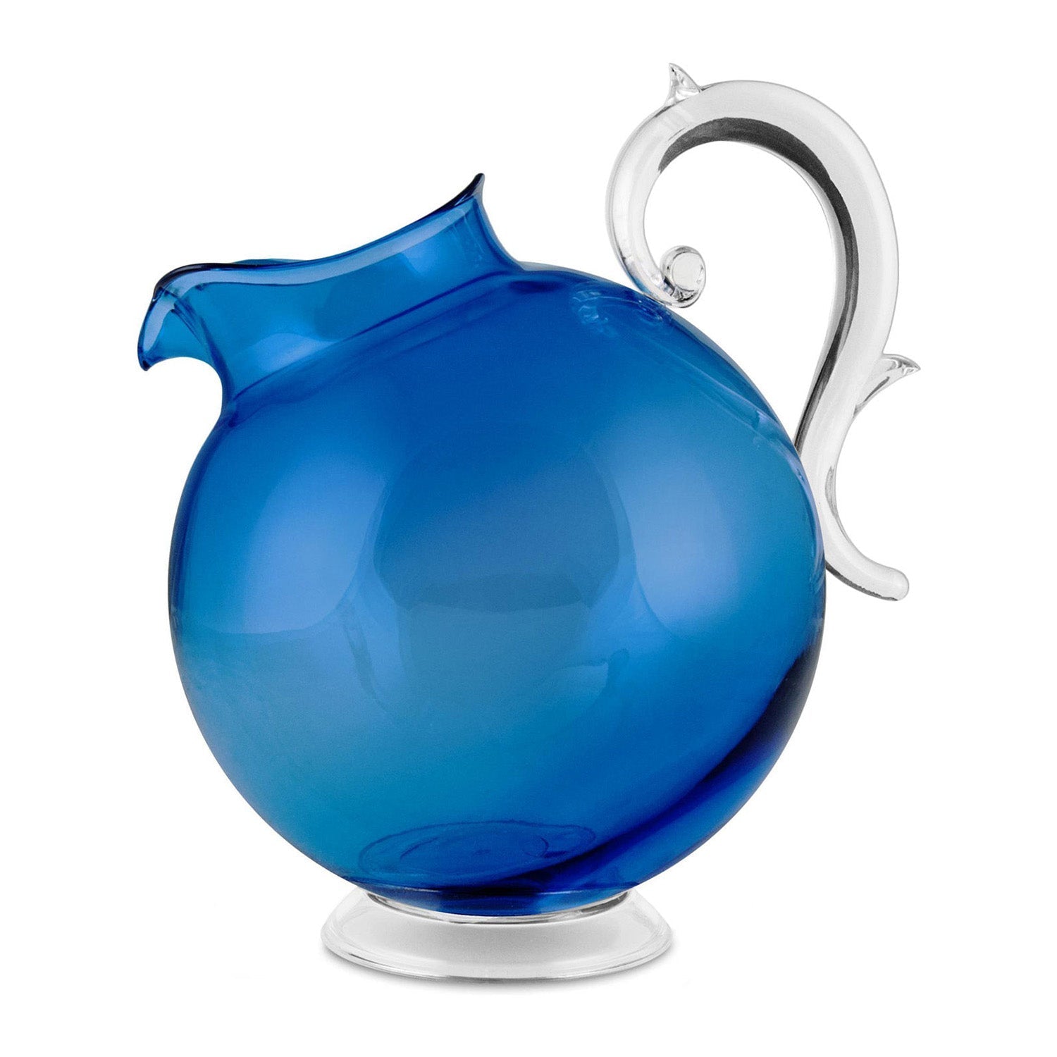Carafe 76 fl oz, blue acrylic, Aqua - BACI MILANO