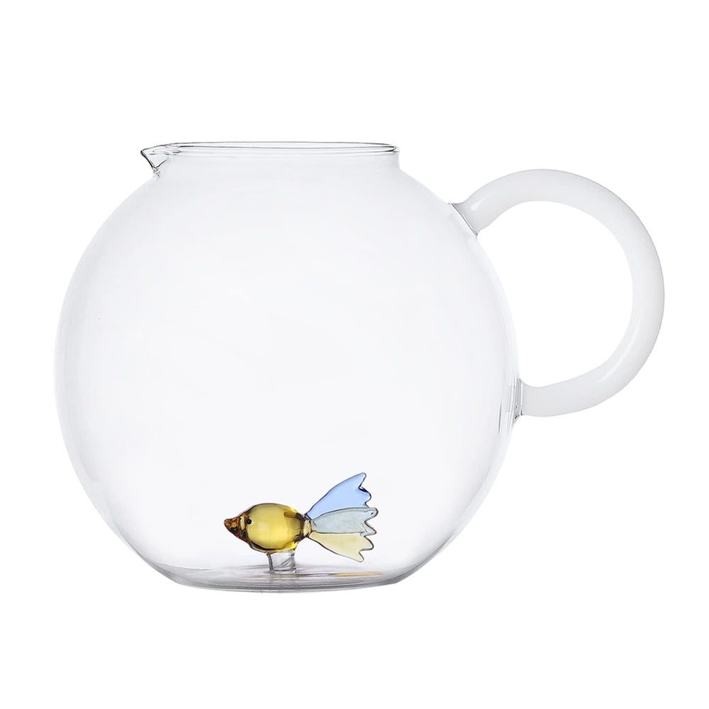 Glass carafe, fish, Animal Farm by Alessandra Baldereschi - ICHENDORF