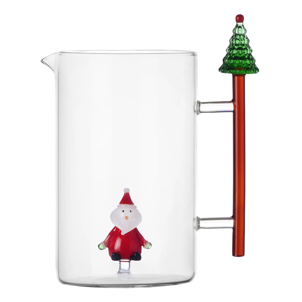 Glass carafe, Santa Claus, Christmas Tales by Alessandra Baldereschi - ICHENDORF