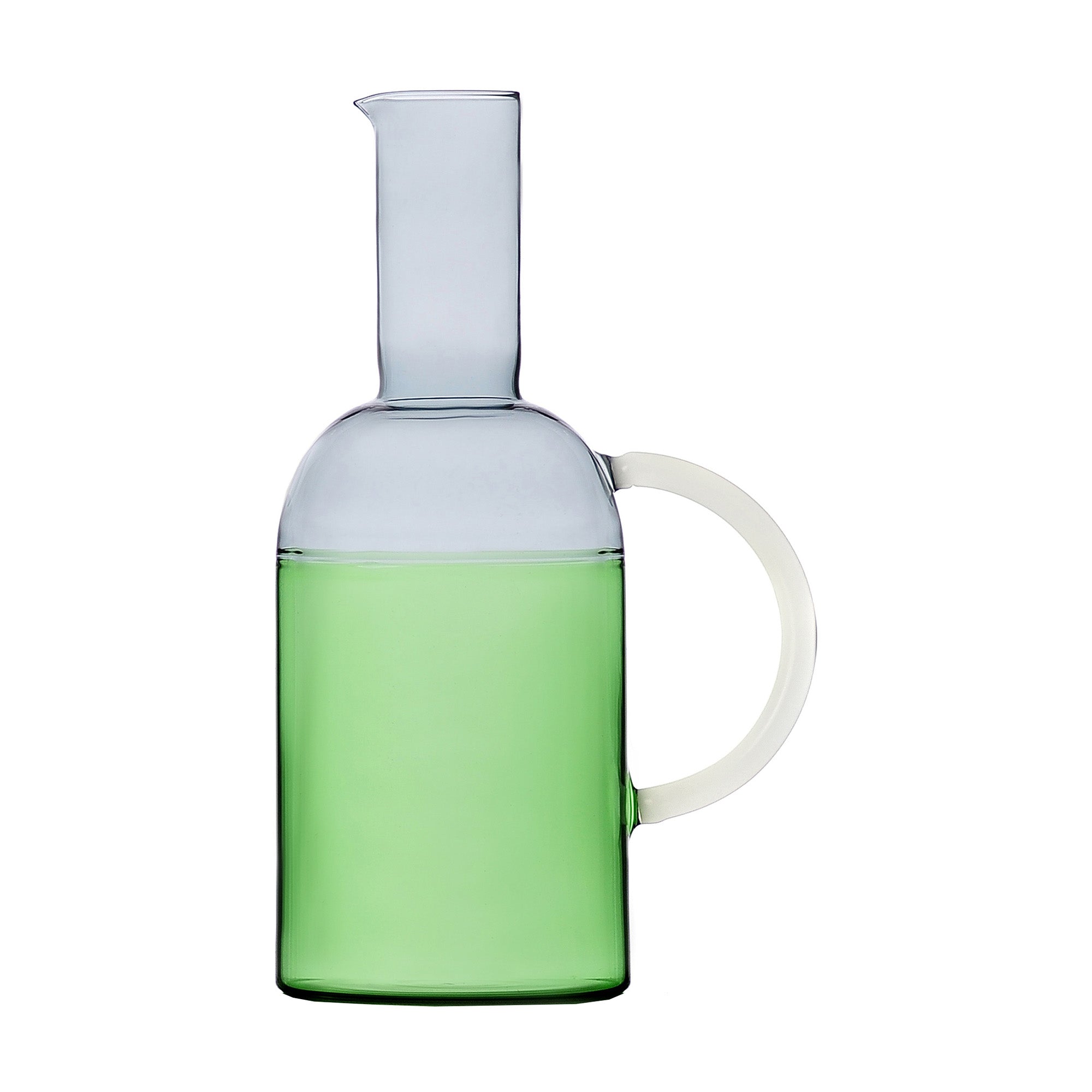 Glass carafe, green/smoky, Tequila Sunrise by Mist-O - ICHENDORF