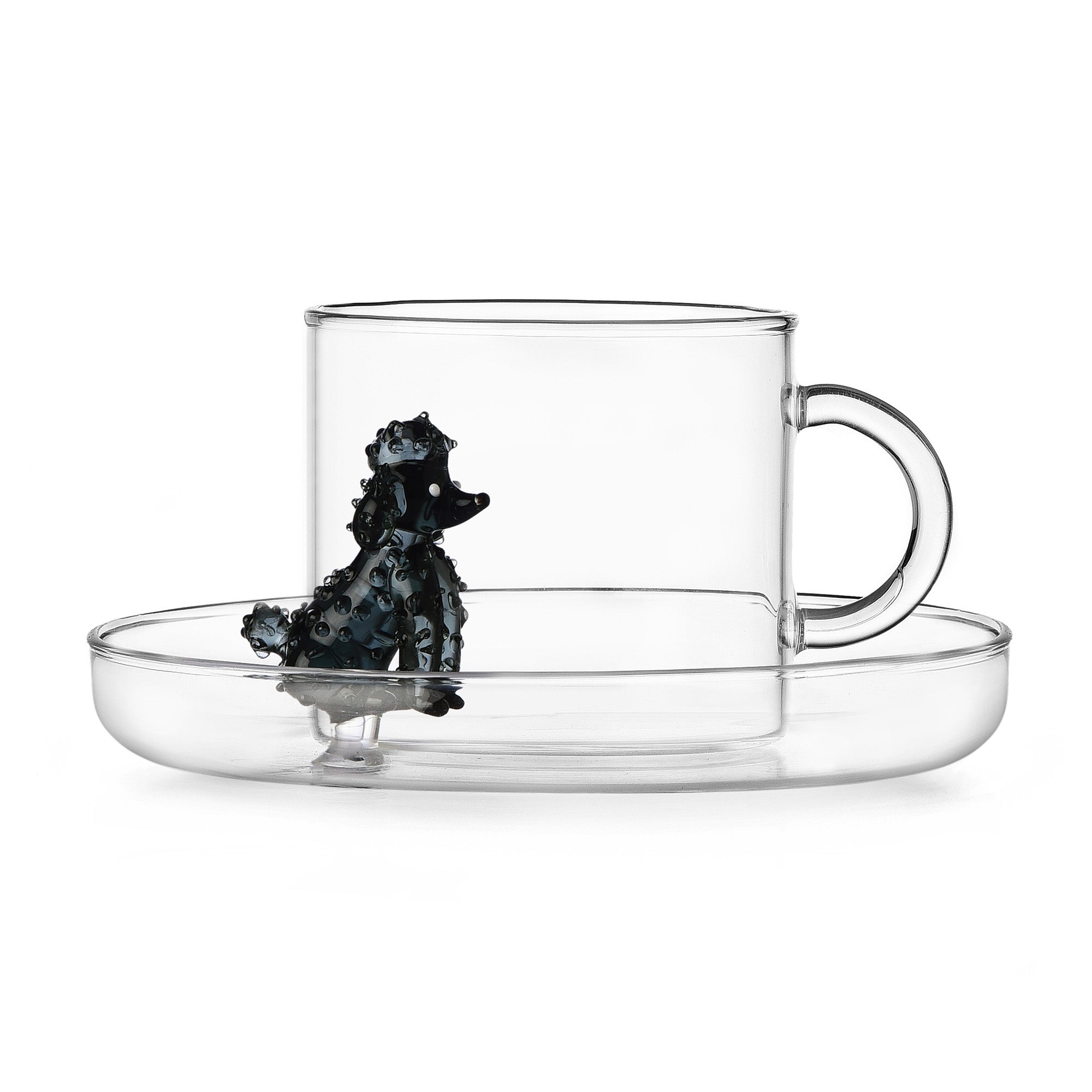 Tea cup and saucer, Poodle, Dogs by Alessandra Baldereschi - ICHENDORF