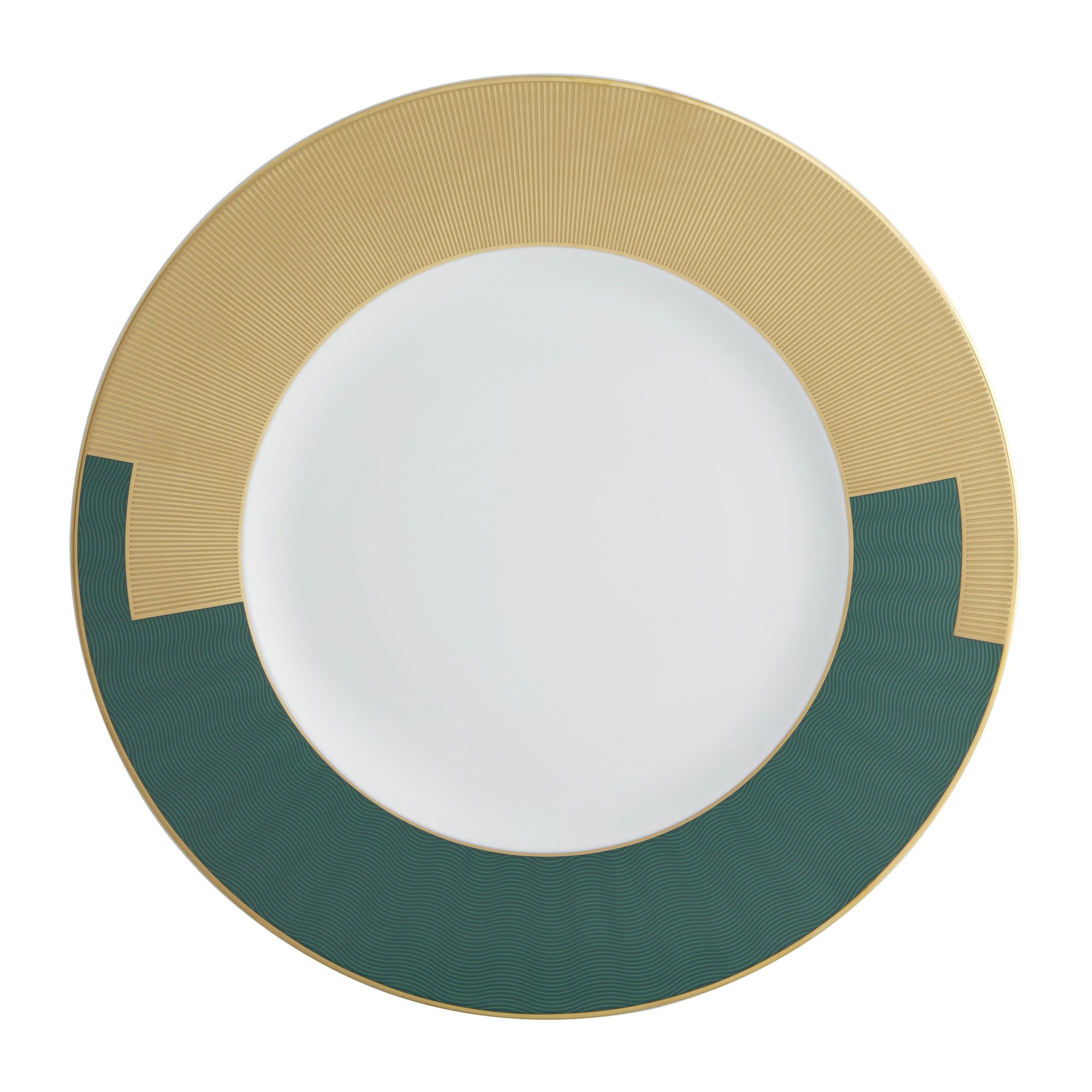 Charger plate, 12.8 in, Emerald - VISTA ALEGRE