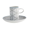 Coffee cup and saucer, 3.38 oz, Orquestra by David e Nicolas - VISTA ALEGRE