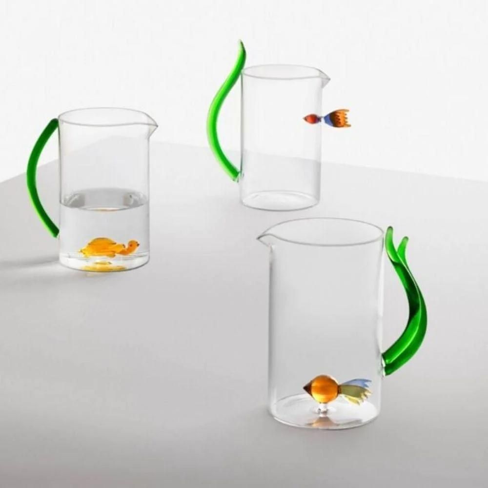Glass carafe, Turtle, Animal Farm by Alessandra Baldereschi - ICHENDORF