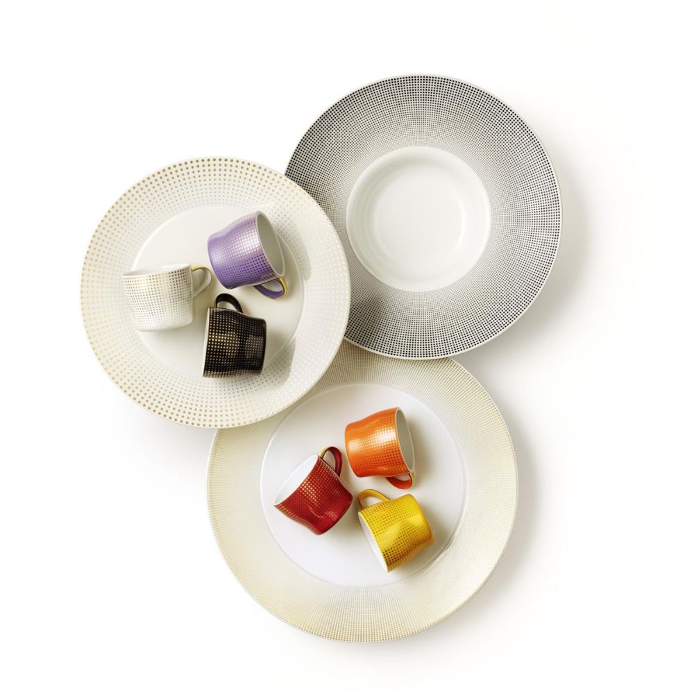 Dinner plate, Aureole - Clair de Lune - FURSTENBERG