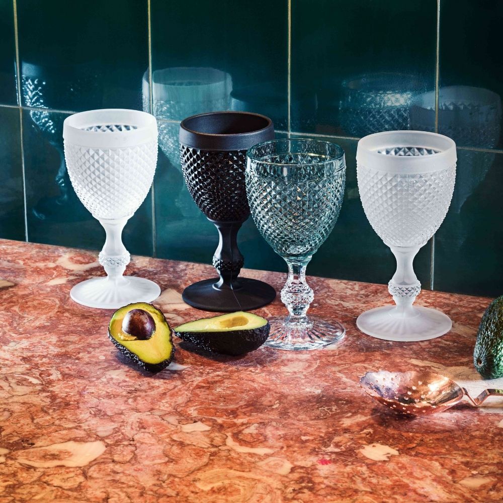 Wine glass, Bicos Bicolor White matt - VISTA ALEGRE