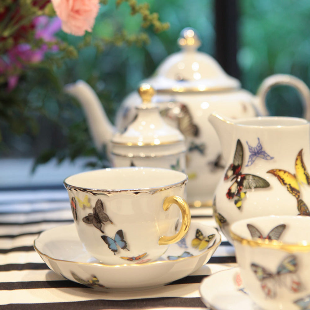 Tea cup and saucer, Butterfly Parade - CHRISTIAN LACROIX