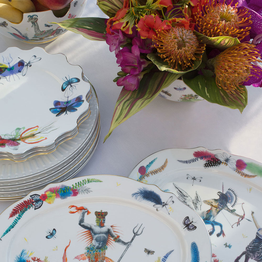 Bread and butter plate, 7.3 inches, Caribe - CHRISTIAN LACROIX