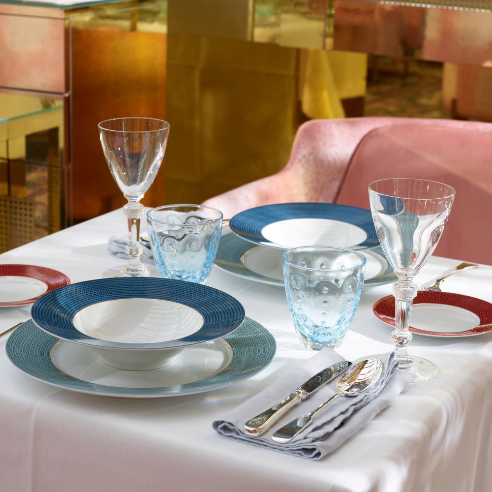 Soup plate, Carlo Tessuto Blue - FURSTENBERG