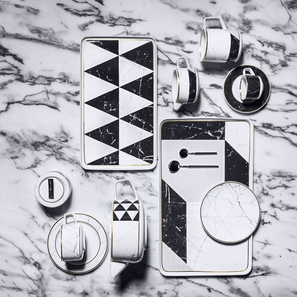 Porcelain mug, Carrara by Coline le Corre - VISTA ALEGRE