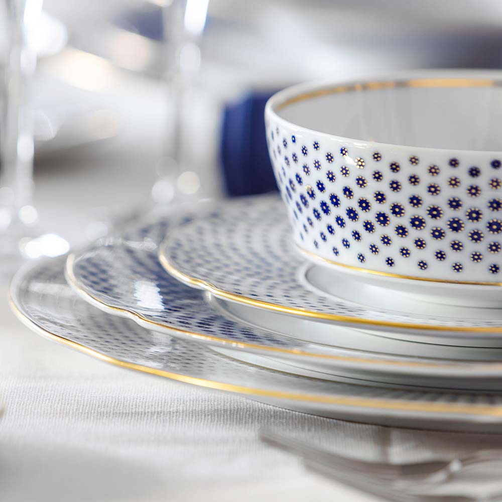 Salad bowl, 10.2 inches, Constellation d'Or - VISTA ALEGRE