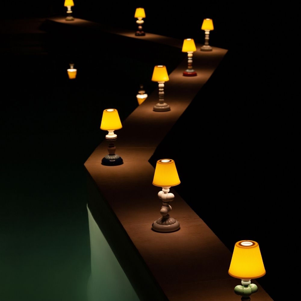 Cactus lamp, green, Firefly - LLADRO