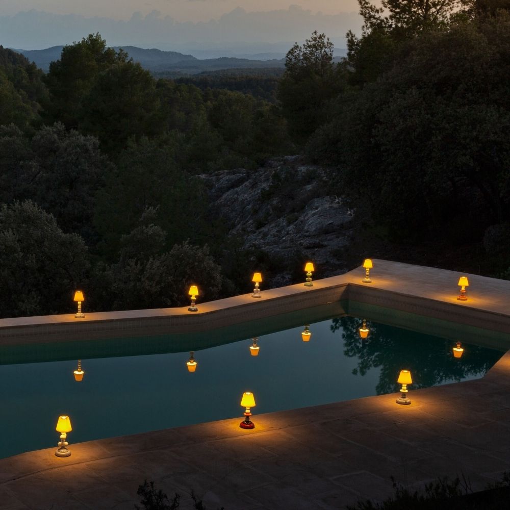 Cactus lamp, pink, Firefly - LLADRO