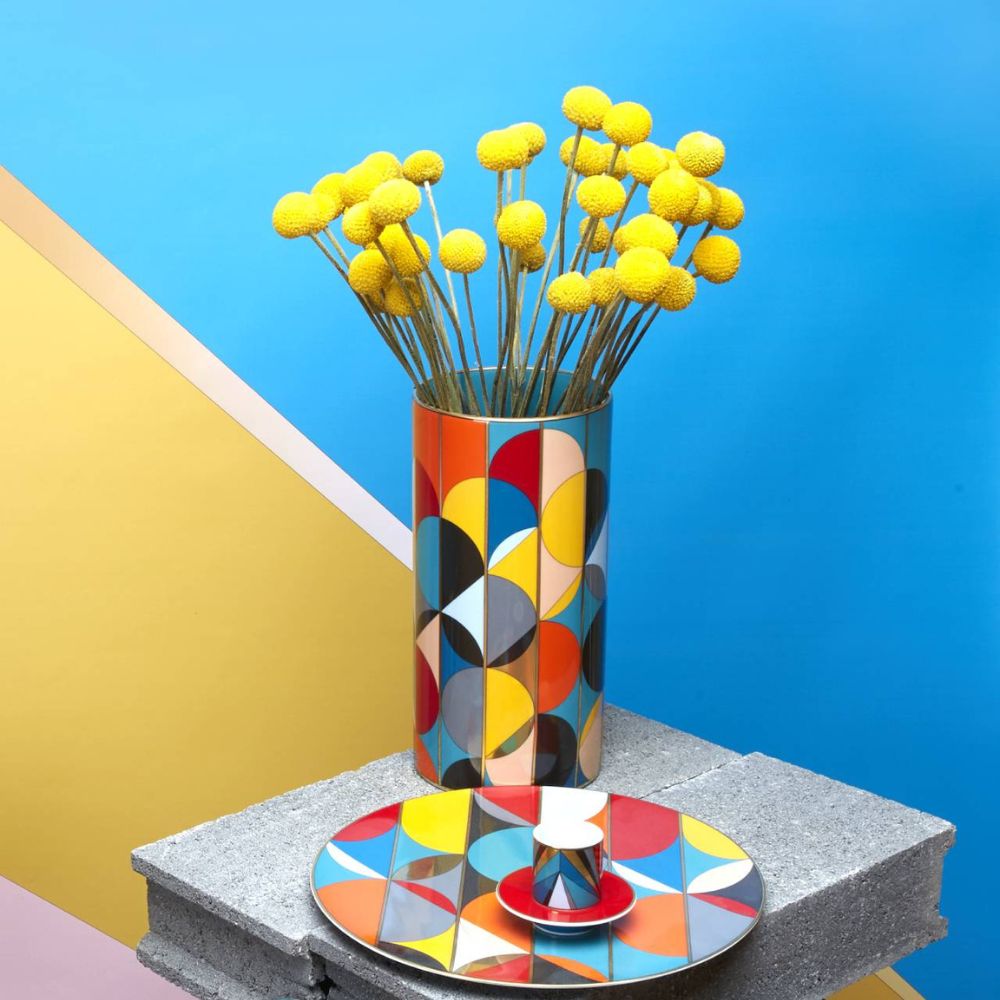 Porcelain vase, Futurismo - VISTA ALEGRE