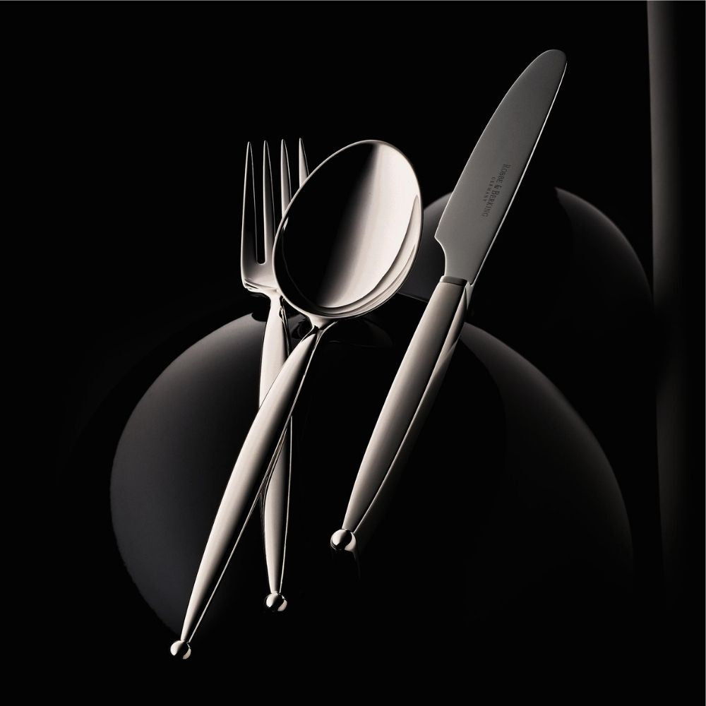 Silver-plated coffee spoon, 5.1 inches, Gio - ROBBE & BERKING