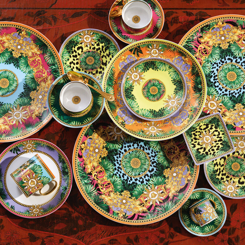 Tea cup and saucer, Jungle Animalier - VERSACE