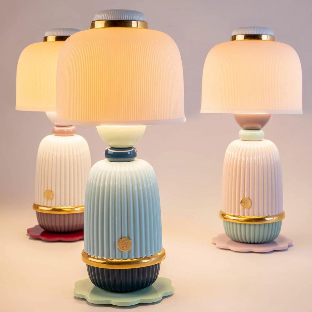 Kokeshi lamp, cream, by Robert Schnyder - LLADRO