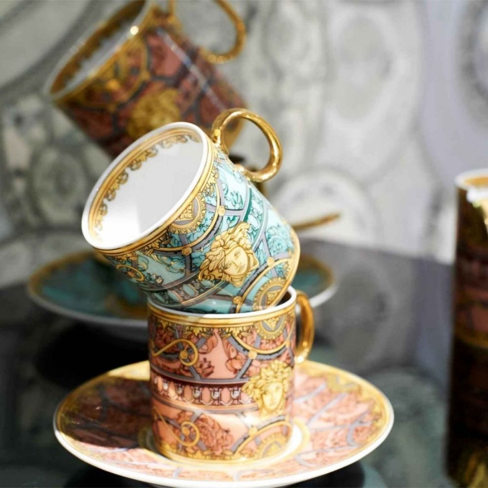Porcelain mug, La Scala del Palazzo Rosa - VERSACE