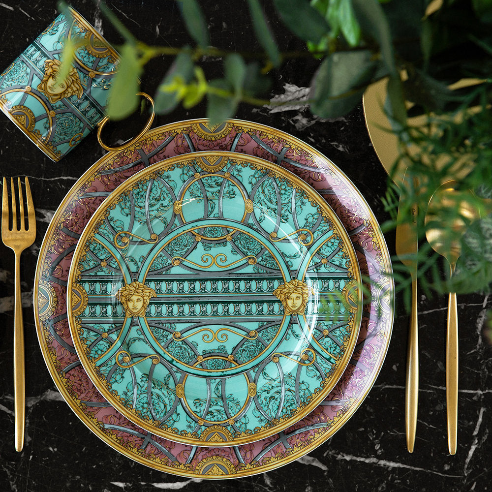 Charger plate, La Scala del Palazzo Verde - VERSACE