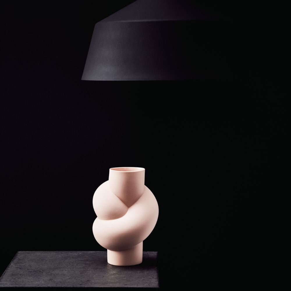 Cream-ivory porcelain vase, 9.8 inches, Node Cameo - ROSENTHAL