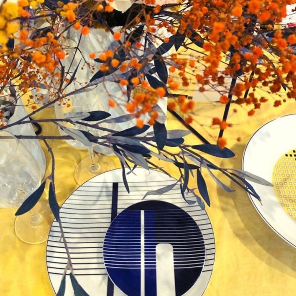 Dinner plate, Oscar by Joy de L'Hermite - Bernardaud