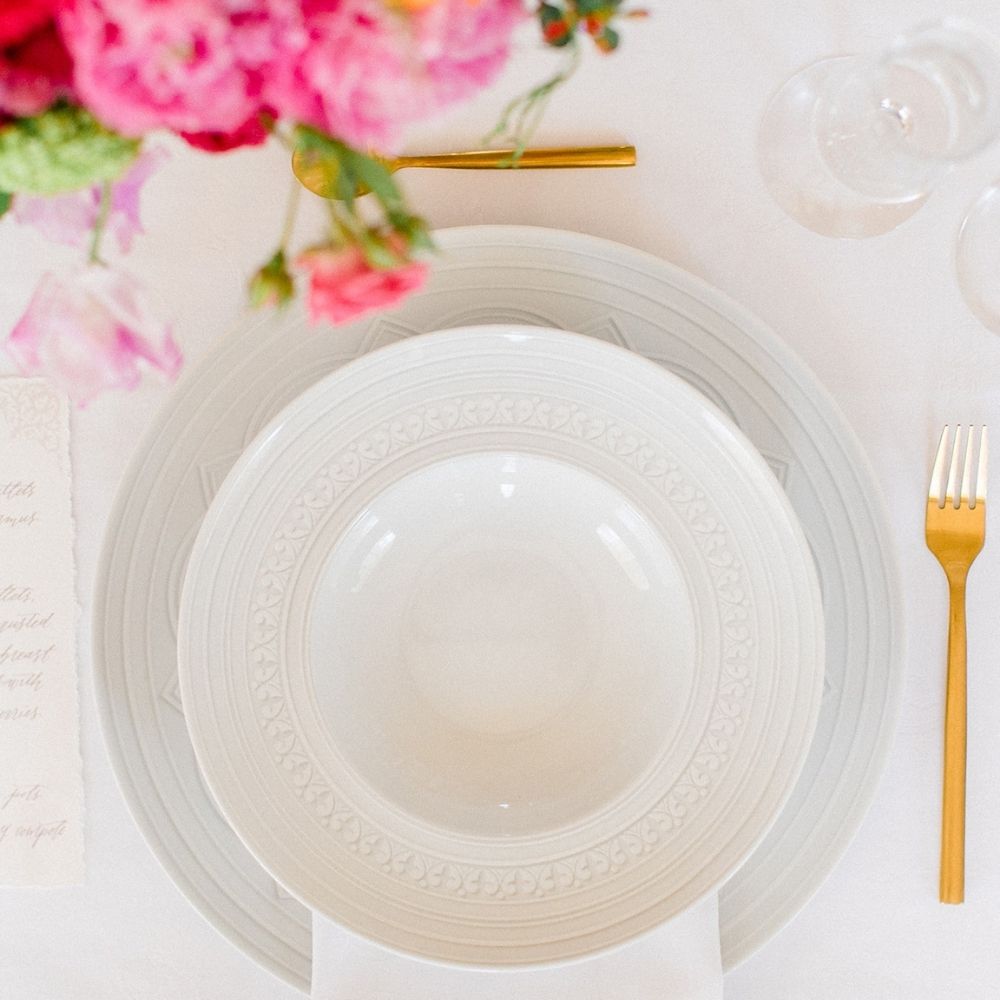 Bread and butter plate, Ornament by Sam Baron - VISTA ALEGRE