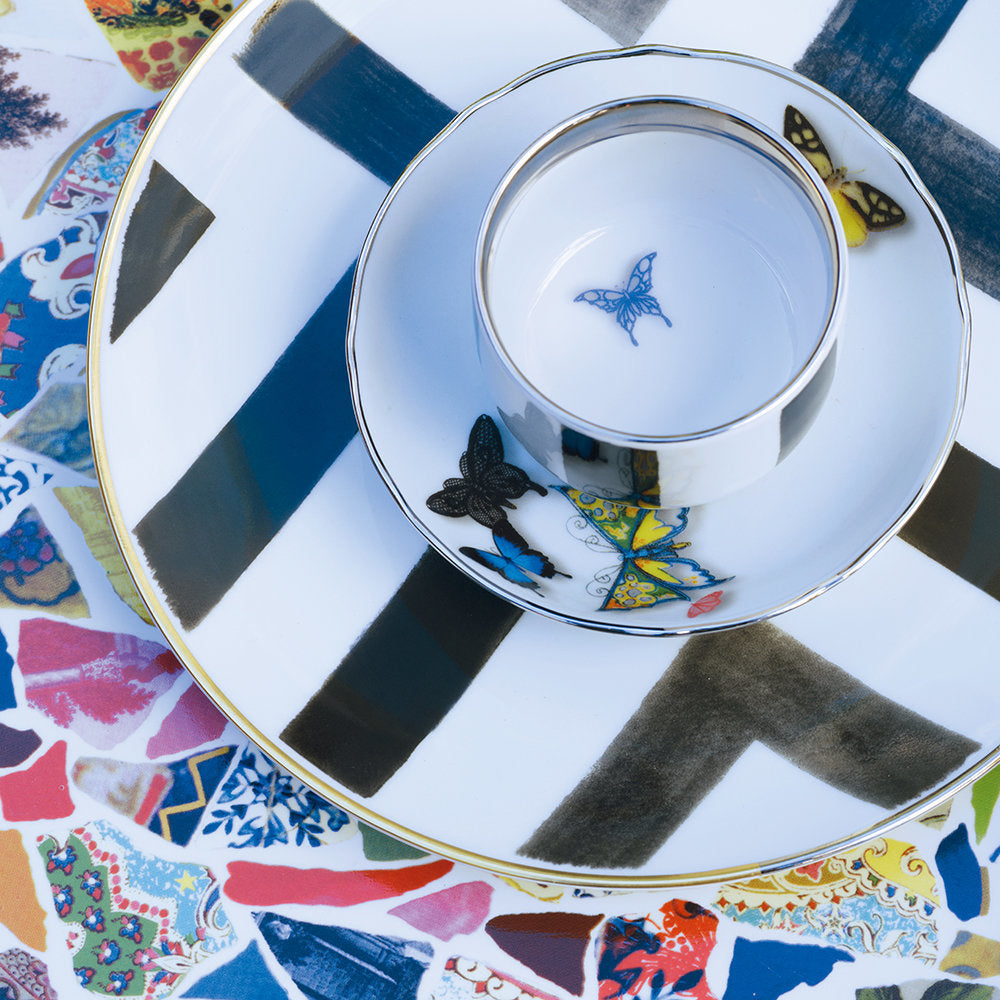 Tea cup and saucer, Sol y Sombra - CHRISTIAN LACROIX
