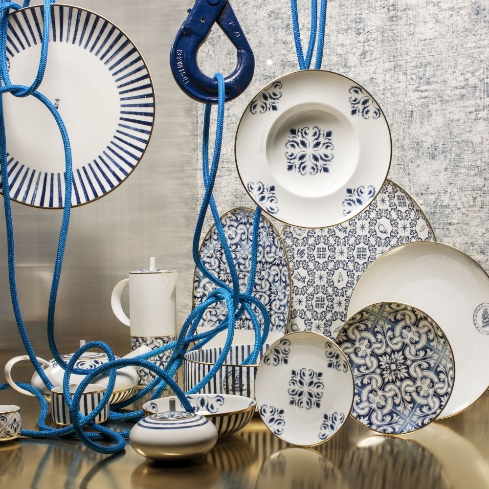 Dinner plate, Transatlantic by Brunno Jahara - VISTA ALEGRE