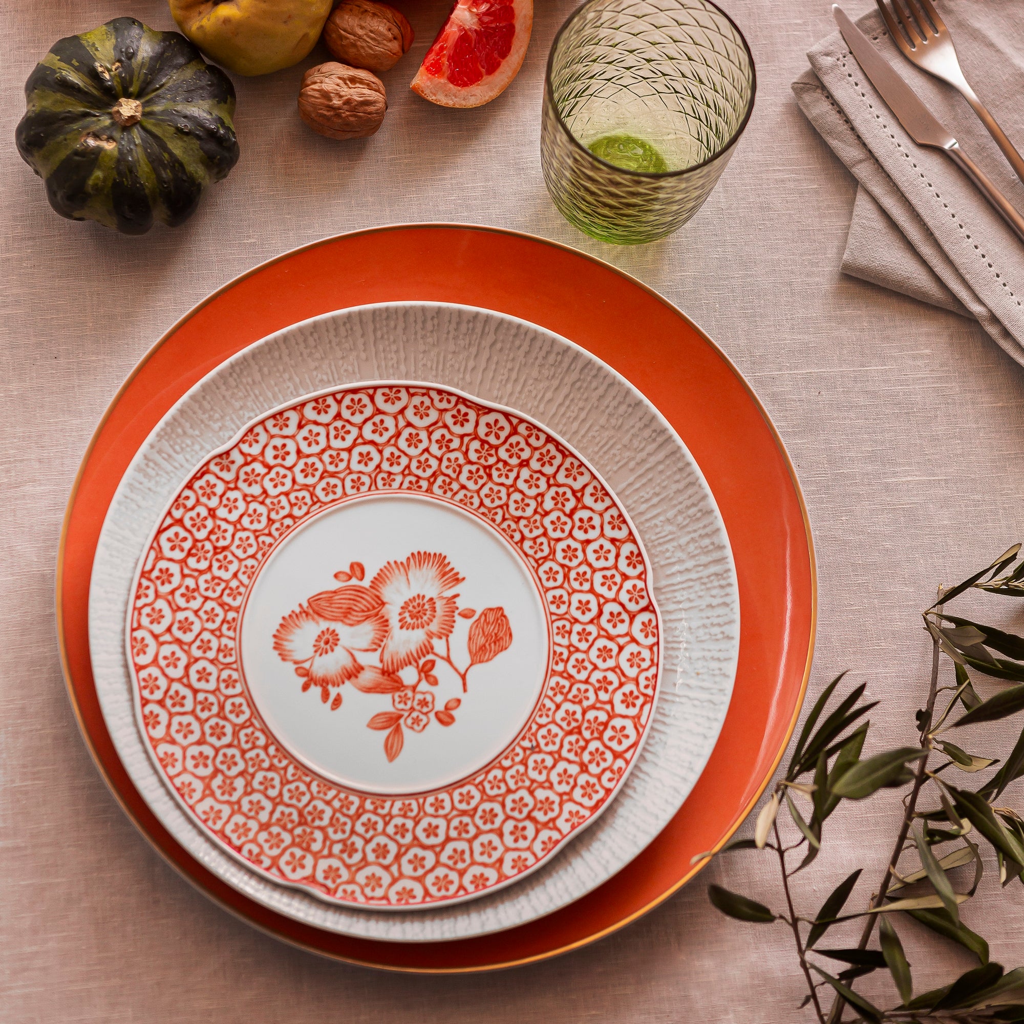 Dessert plate, 9 in, Coralina - VISTA ALEGRE