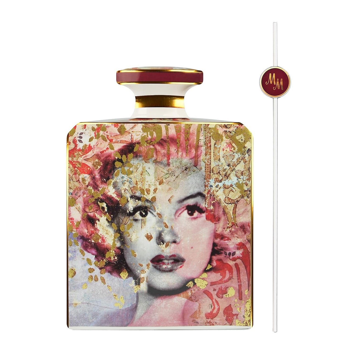 Scent diffuser made of porcelain, 12.7 fl oz, Memories Marilyn - BACI MILANO