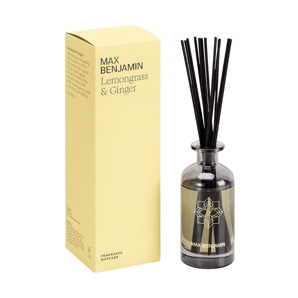 Fragrance diffuser, Lemongrass & Ginger, 5.1 fl oz, Classic collection - MAX BENJAMIN