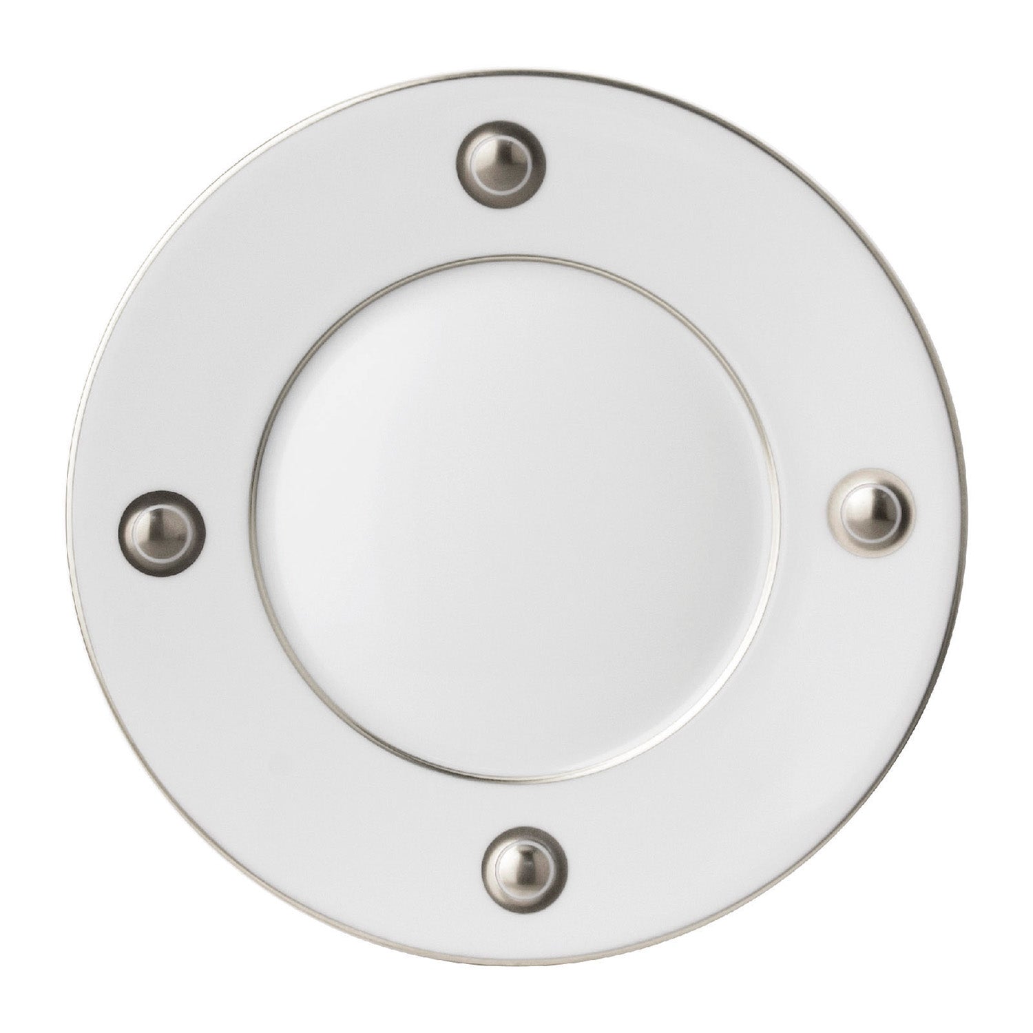 Dinner set, 12 pieces, Ithaque Argent - BERNARDAUD