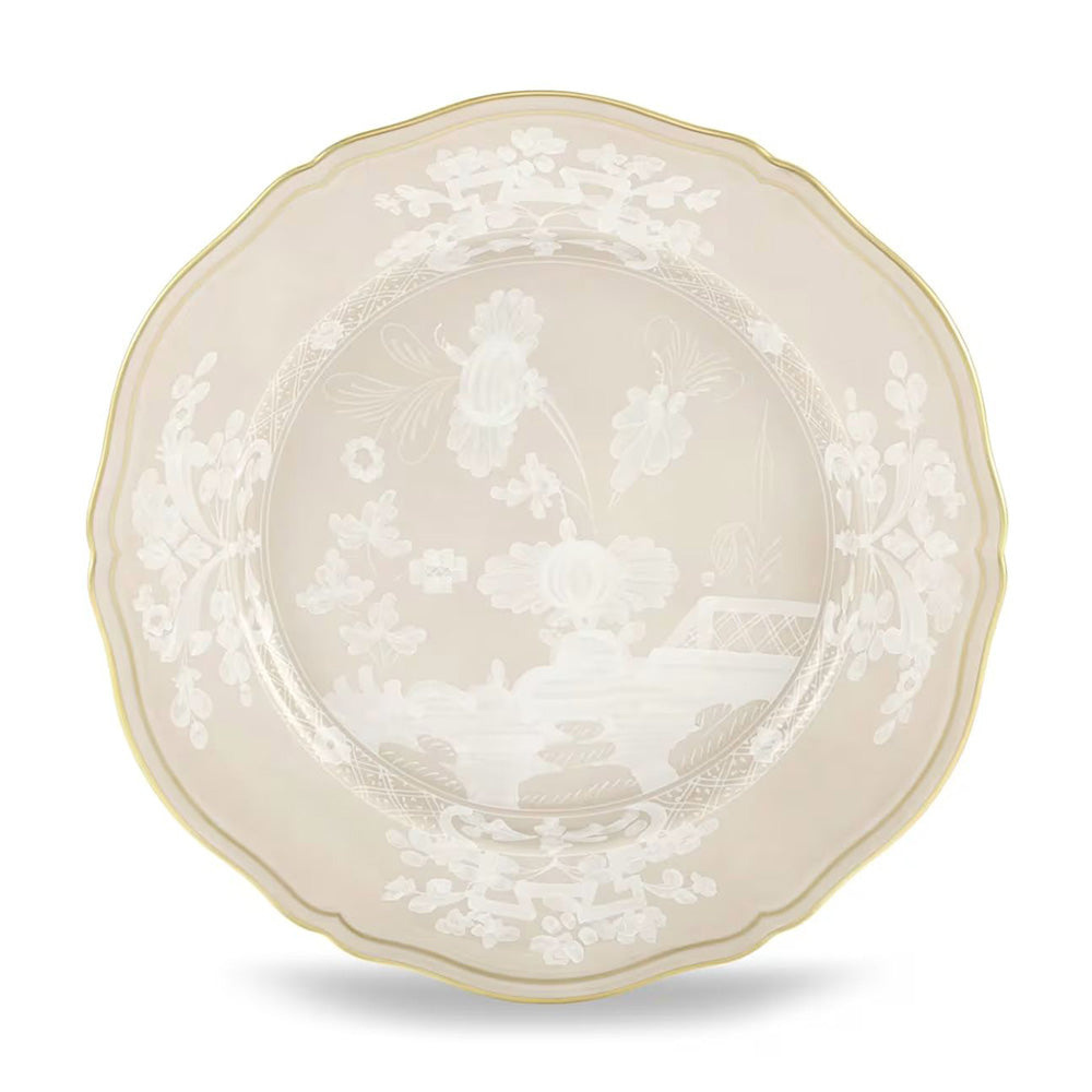 Dinner plate, 10.4 in, Oriente Italiano Meringa - GINORI 1735
