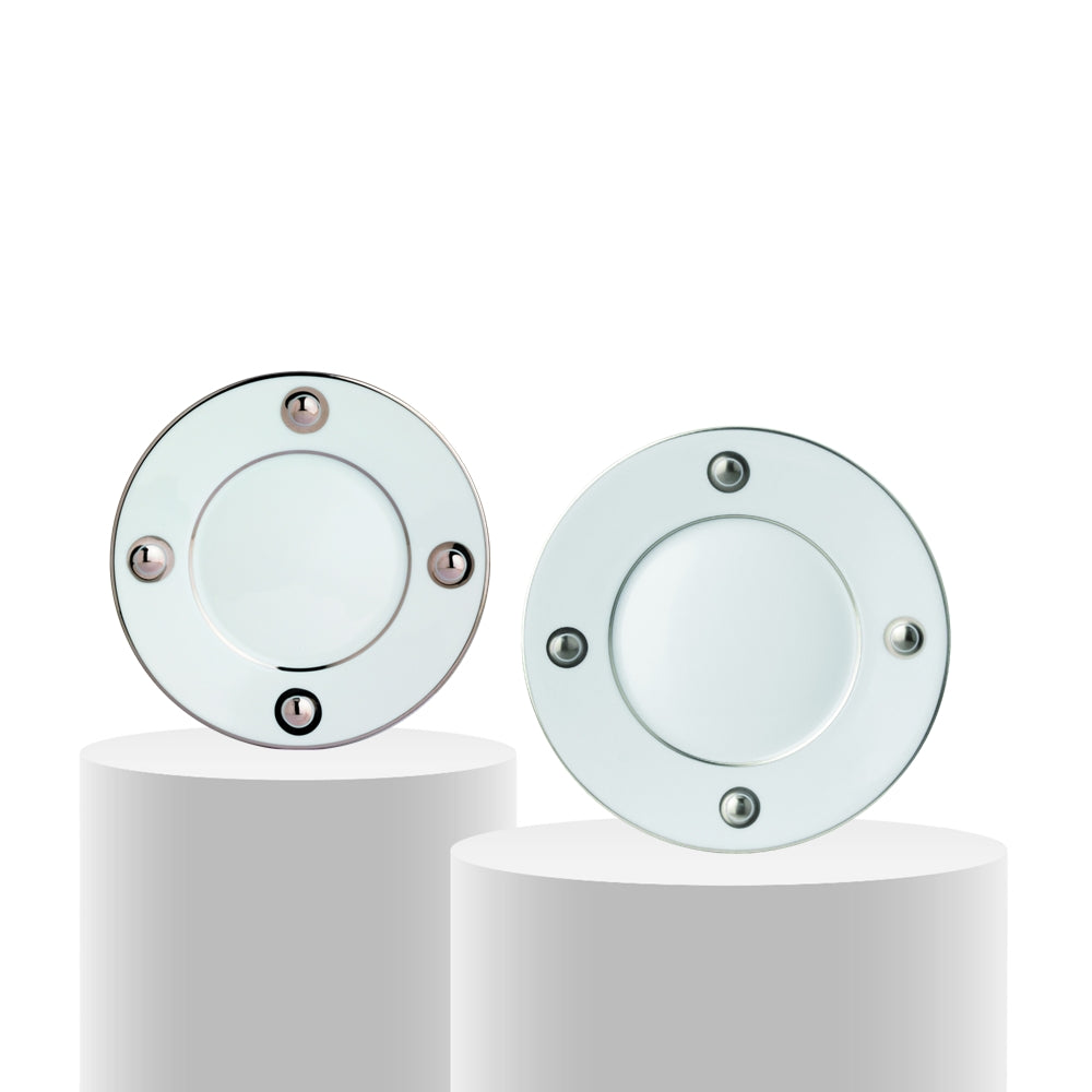 Dinner set, 4 pieces, Ithaque Argent - BERNARDAUD