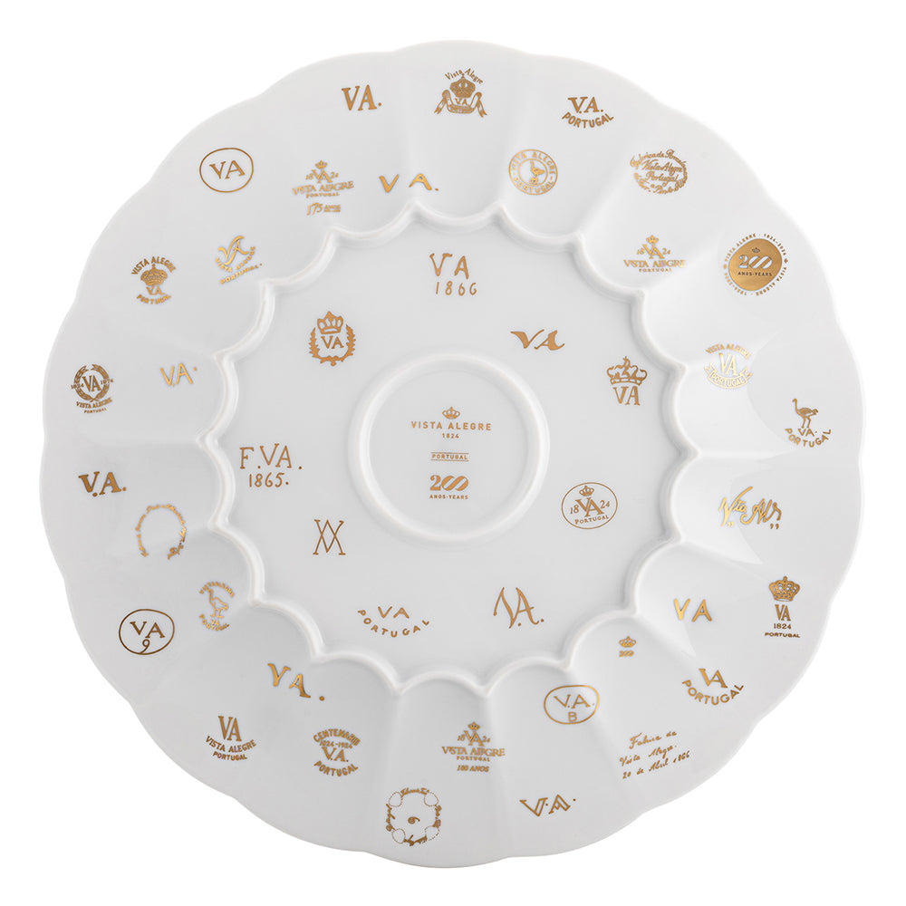 Charger plate, 12.6 inches, 200 ANOS - VISTA ALEGRE
