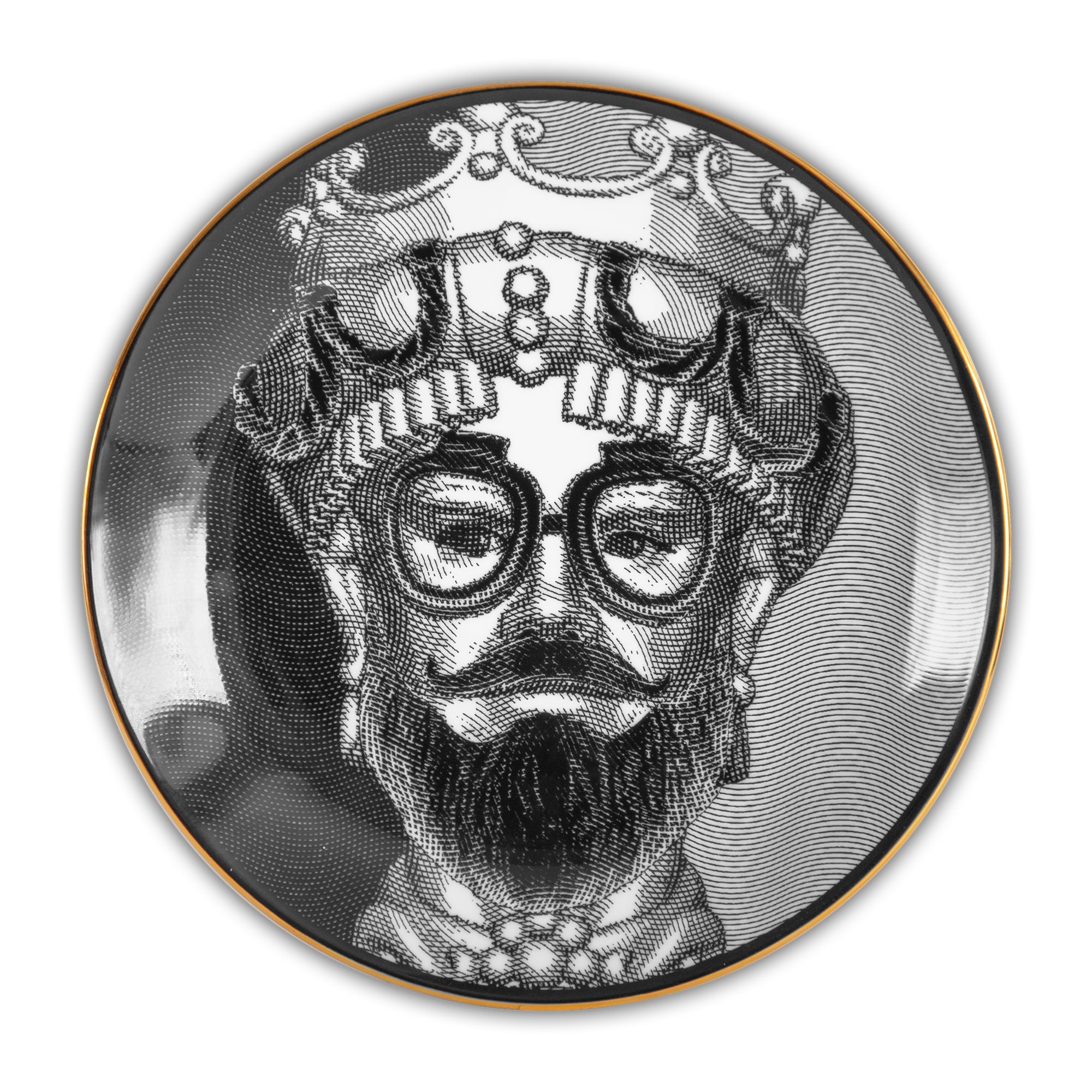 Decorative plate, 9.4 inches, Sagrada Familia The Hipster - BACI MILANO