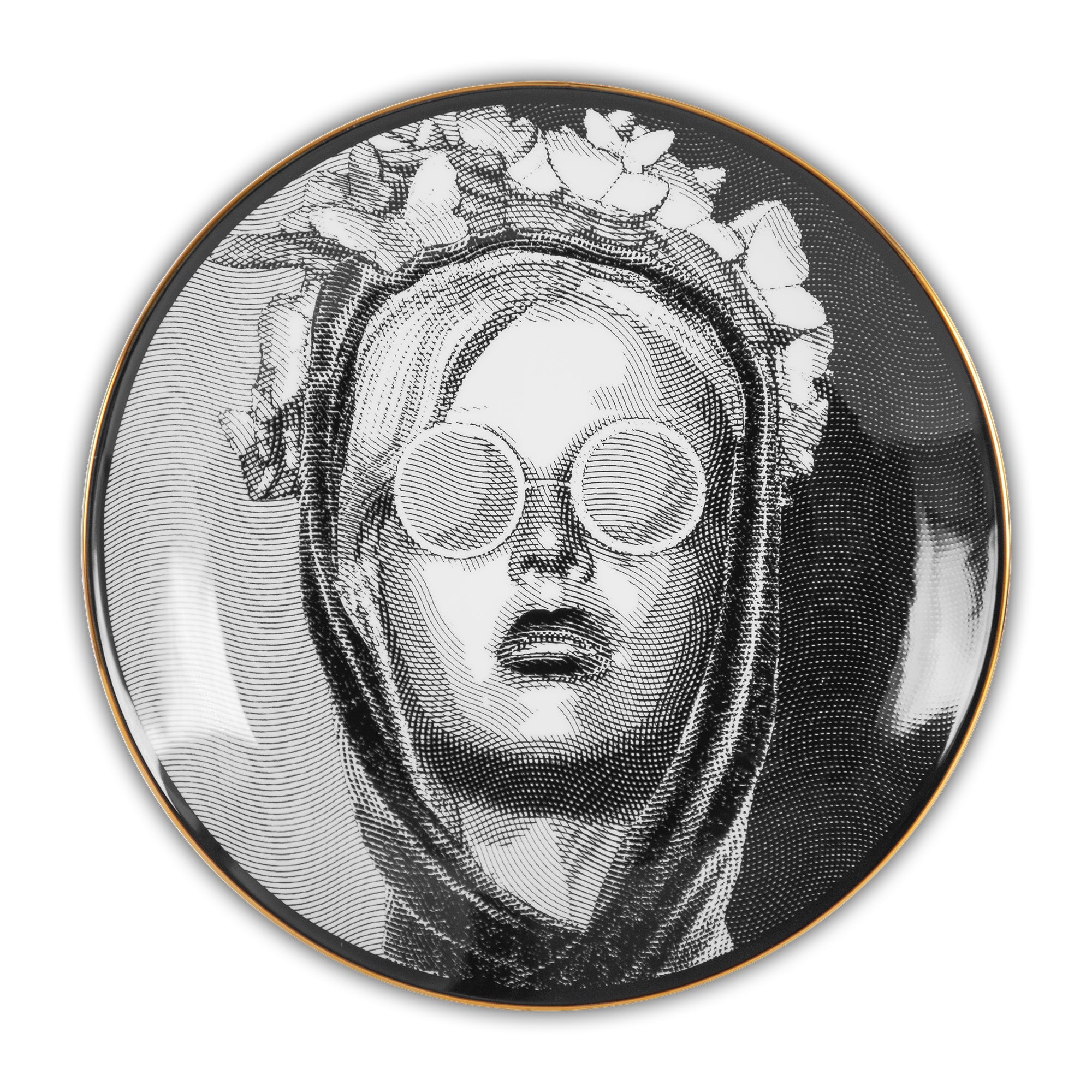 Decorative plate, 9.4 inches, Sagrada Familia The Stylish - BACI MILANO