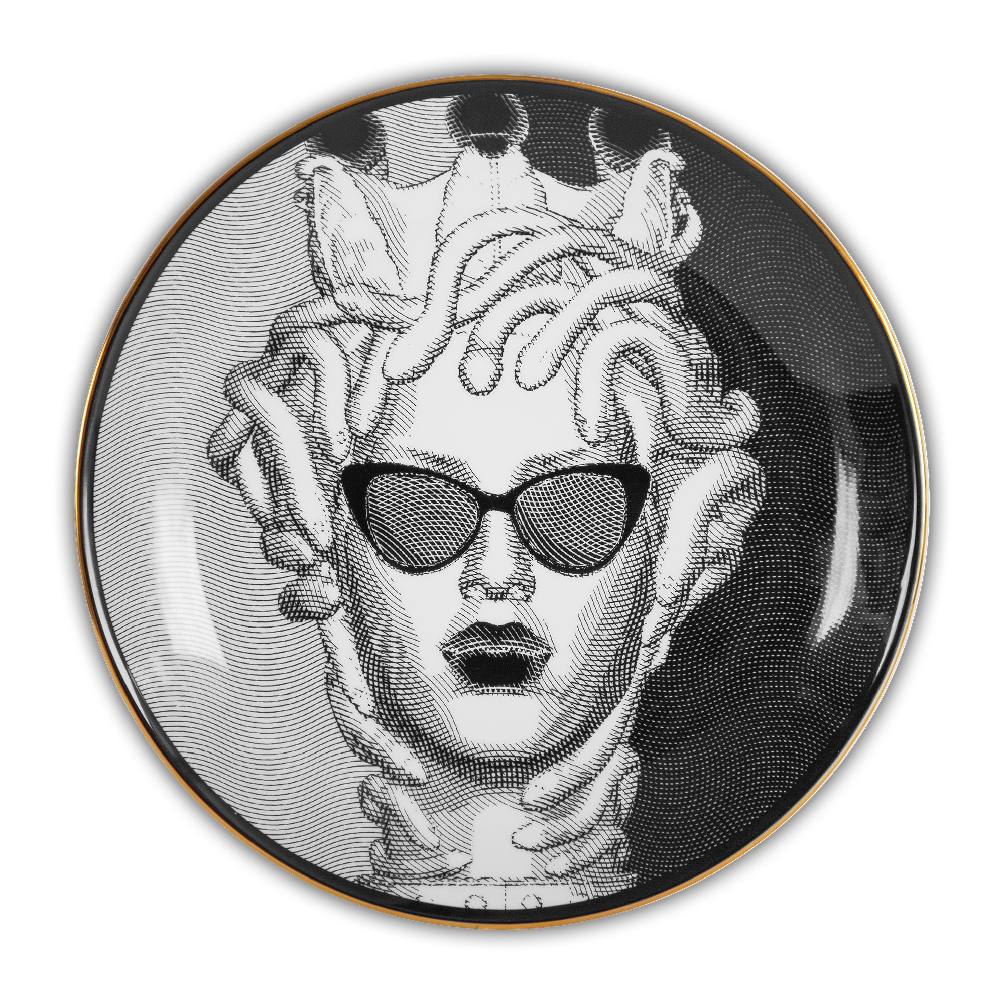 Decorative plate, 9.4 inches, Sagrada Familia The Viper - BACI MILANO