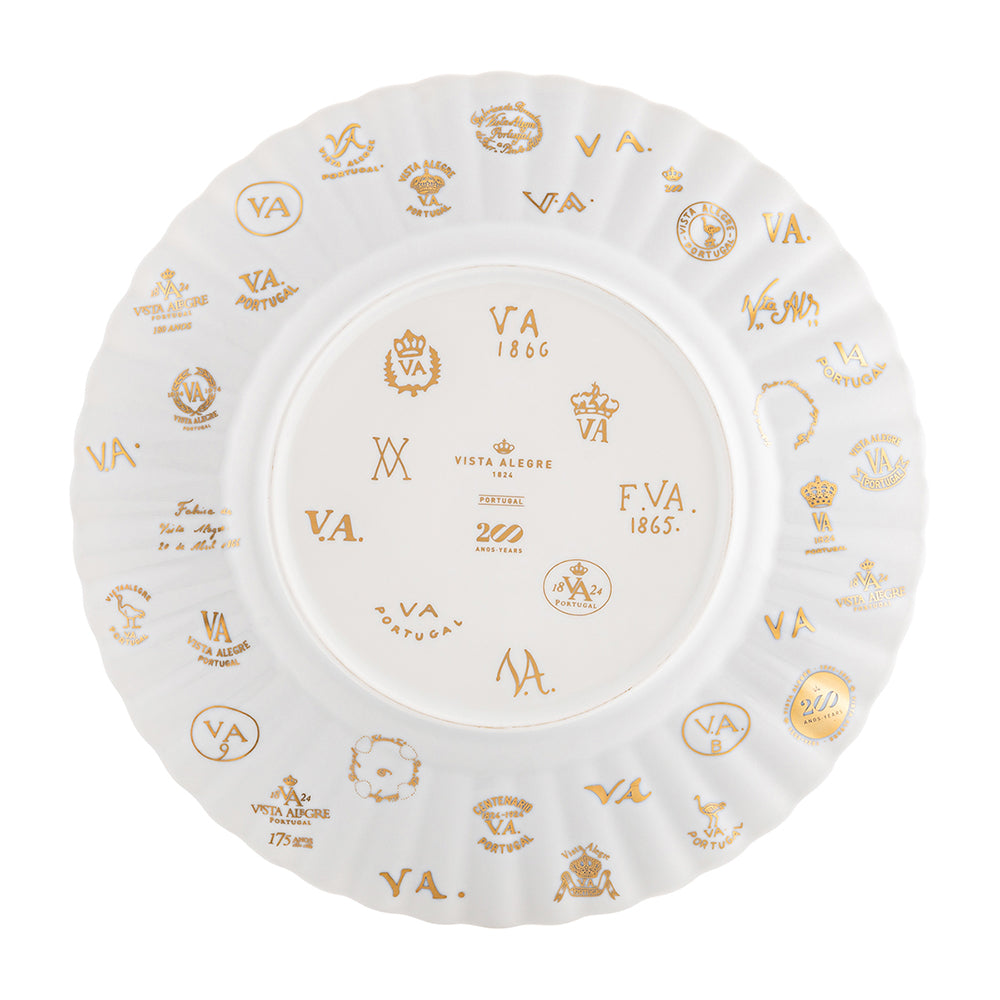 Dinner plate, 10.6 inches, 200 YEARS - VISTA ALEGRE