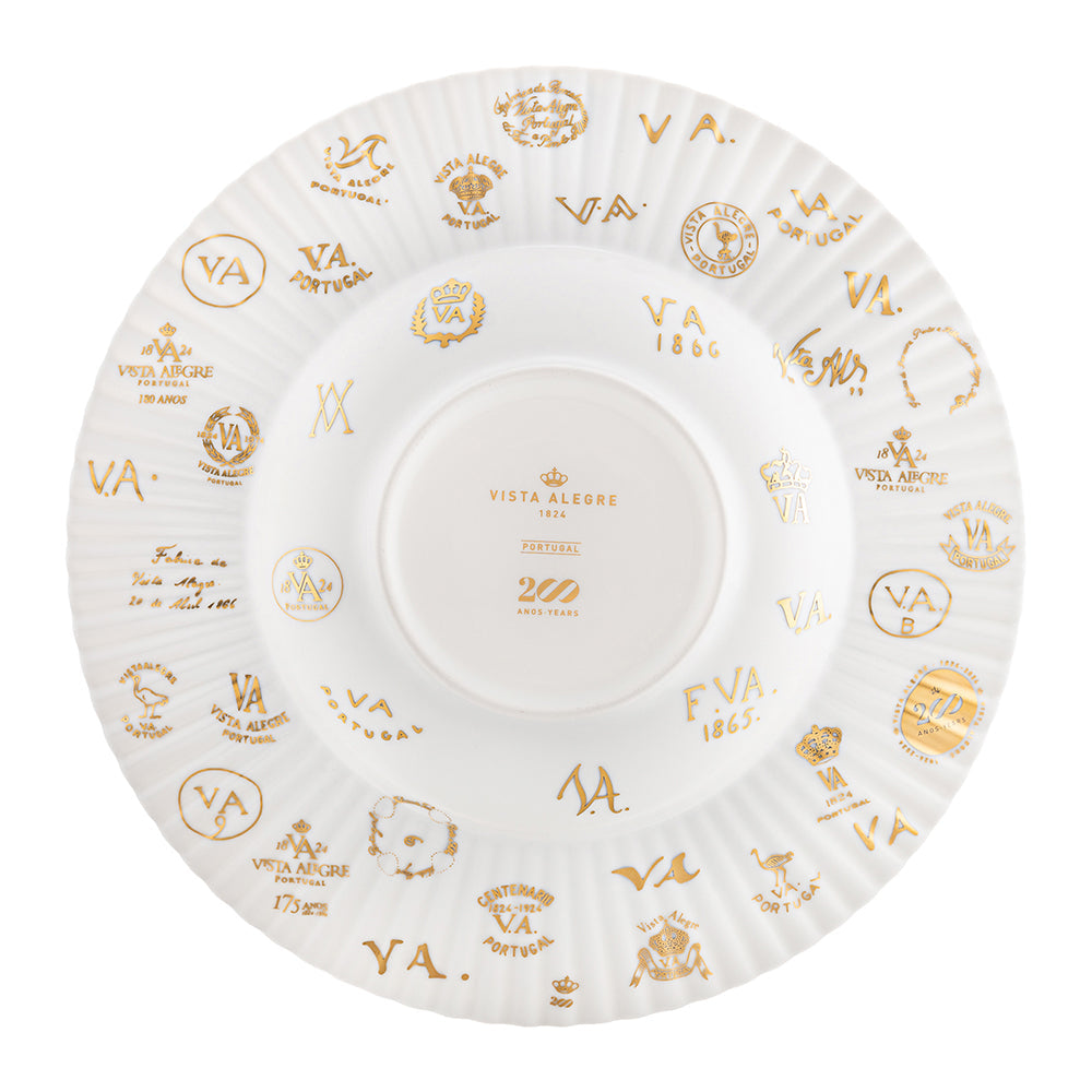 Soup plate, 9.4 inches, 200 ANOS - VISTA ALEGRE