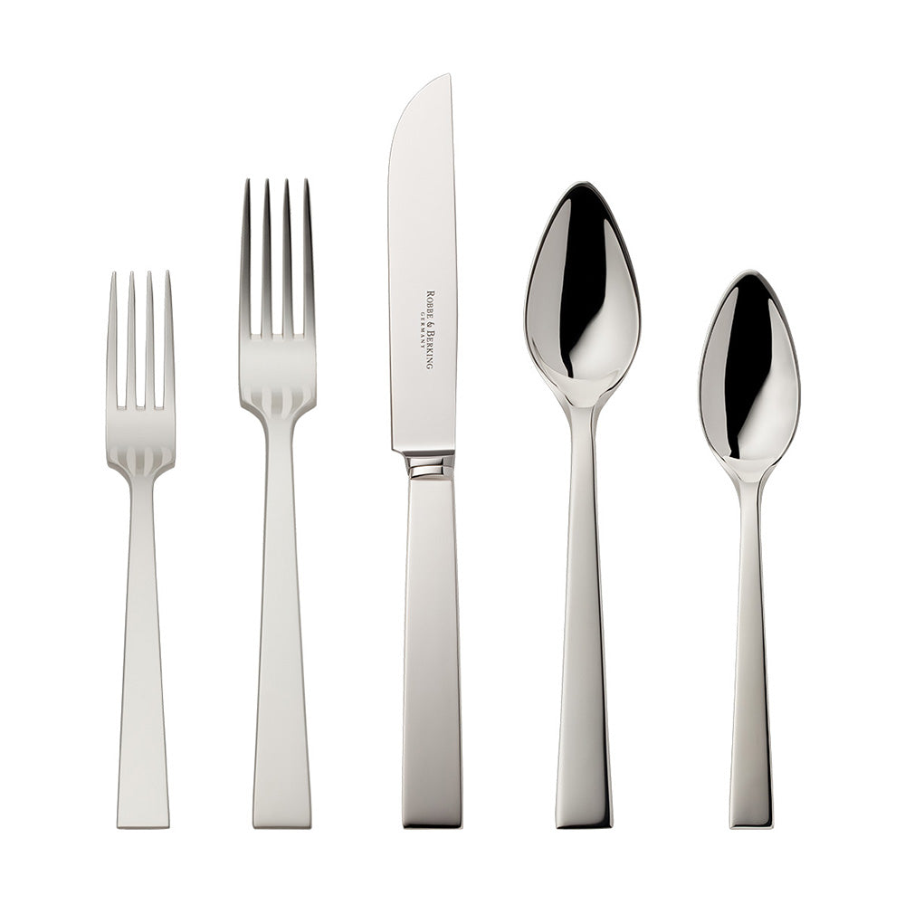 Dessert fork, silver-plated, Riva - ROBBE & BERKING