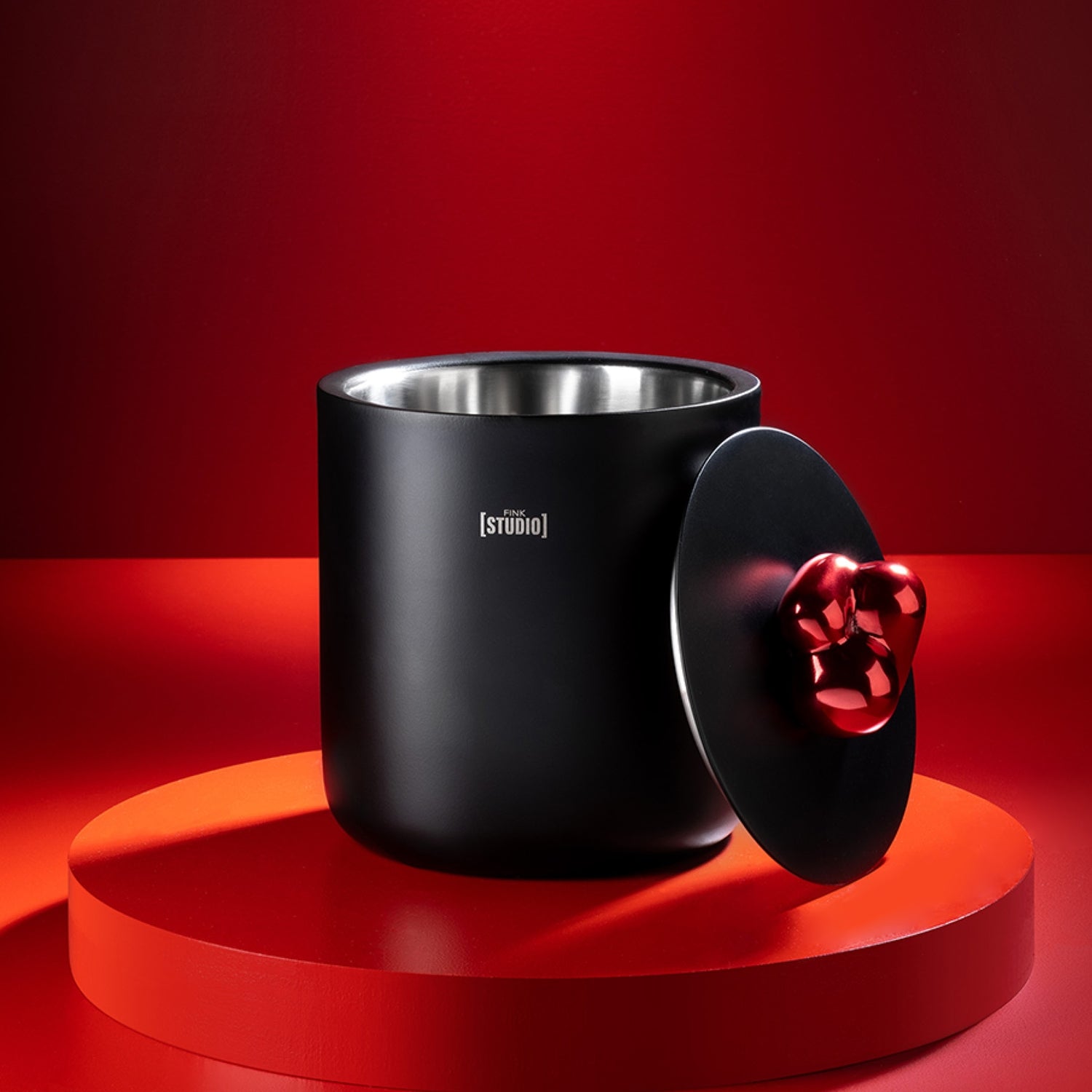 Ice cube bucket, 9.4 in, Pop Art - SIMONA'S COLLECTION