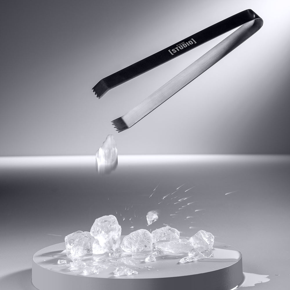 Ice tongs, black, 6.7 in, Best Help - SIMONA'S COLLECTION