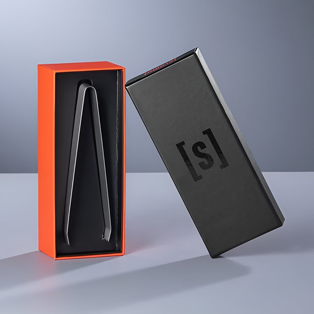 Ice tongs, grey, 6.7 in, Best Help - SIMONA'S COLLECTION