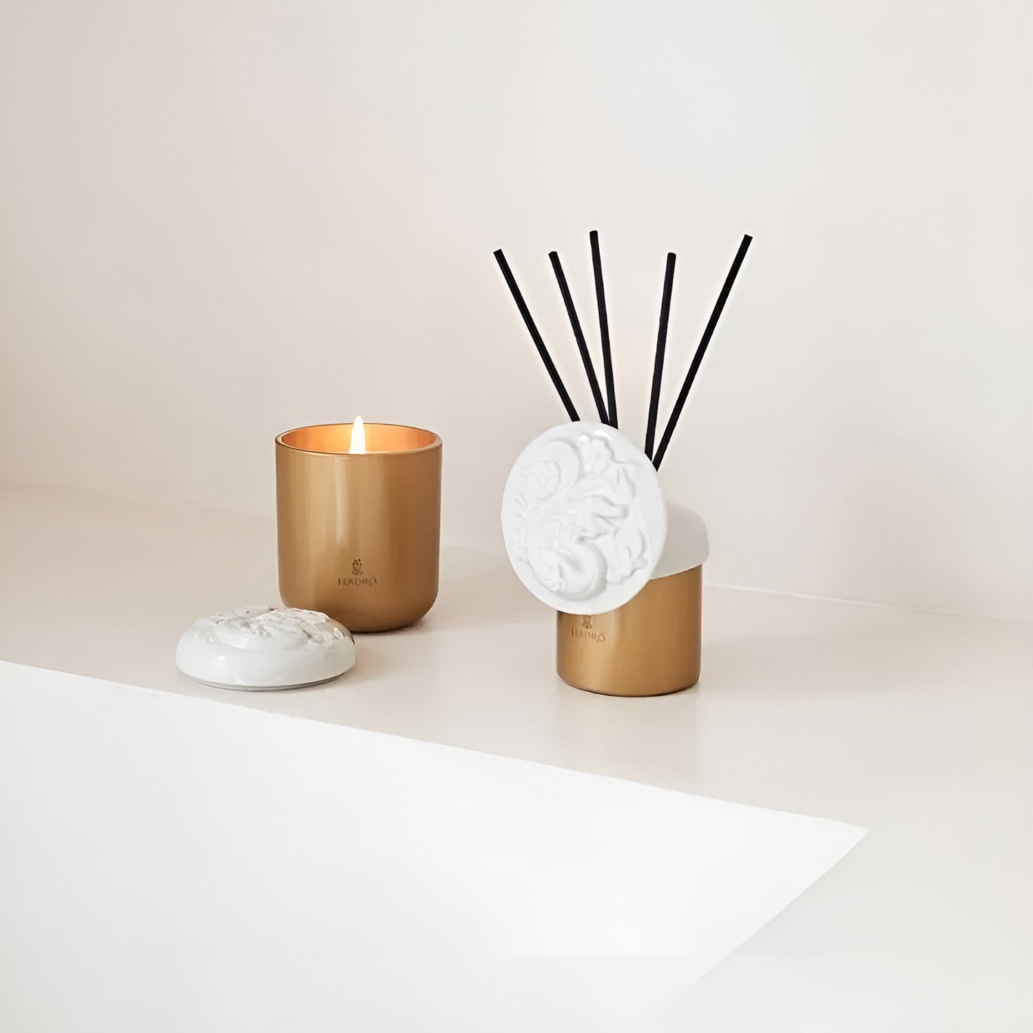 Scented candle, Redwood Fire fragrance, Dragon - LLADRO